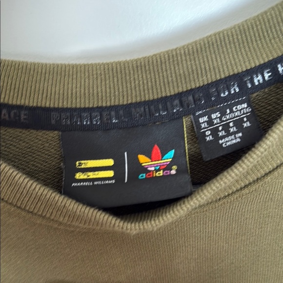 adidas Pharrell Williams Basics Crewneck Sweatshirt - Picture 4 of 4